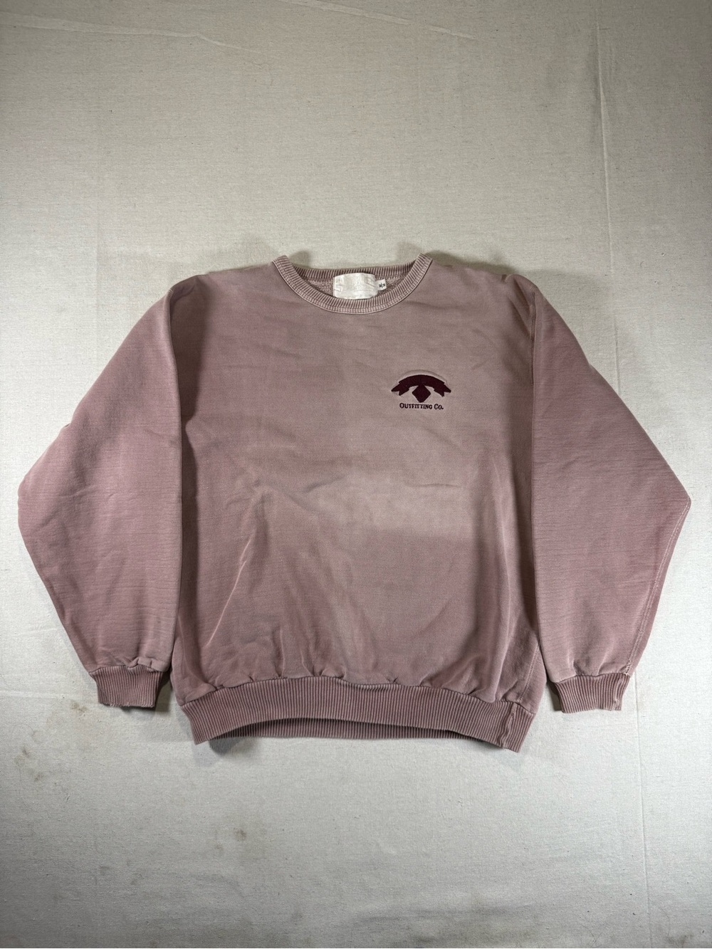 Vintage Windriver Outfitting Co Sweater Pink Faded 90s Windriver Sweater In Pink